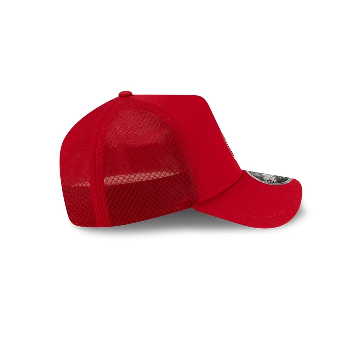 Pictured is this MLB Batting Practice 2026 LA Angels 9FORTY Apex cap in red. 6