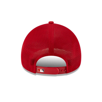 Pictured is this MLB Batting Practice 2026 LA Angels 9FORTY Apex cap in red. 4
