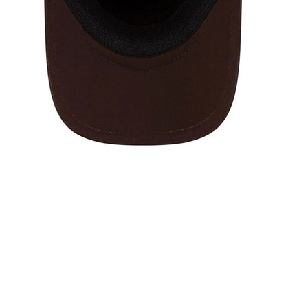 Pictured is this MLB Batting Practice 2026 San Diego Padres 9FORTY Apex cap in dark brown. 7