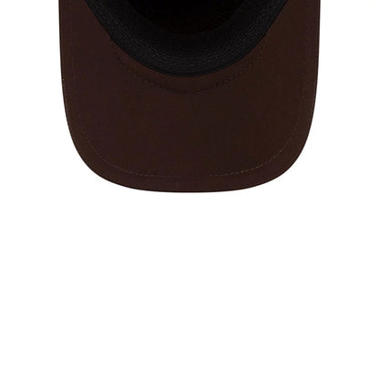 Pictured is this MLB Batting Practice 2026 San Diego Padres 9FORTY Apex cap in dark brown. 7