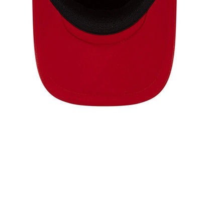 Pictured is this MLB Batting Practice 2026 Philadelphia Phillies 9FORTY Apex cap in red. 7