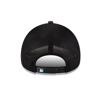 Pictured is this MLB Batting Practice 2026 Miami Marlins 9FORTY Apex cap in black. 4
