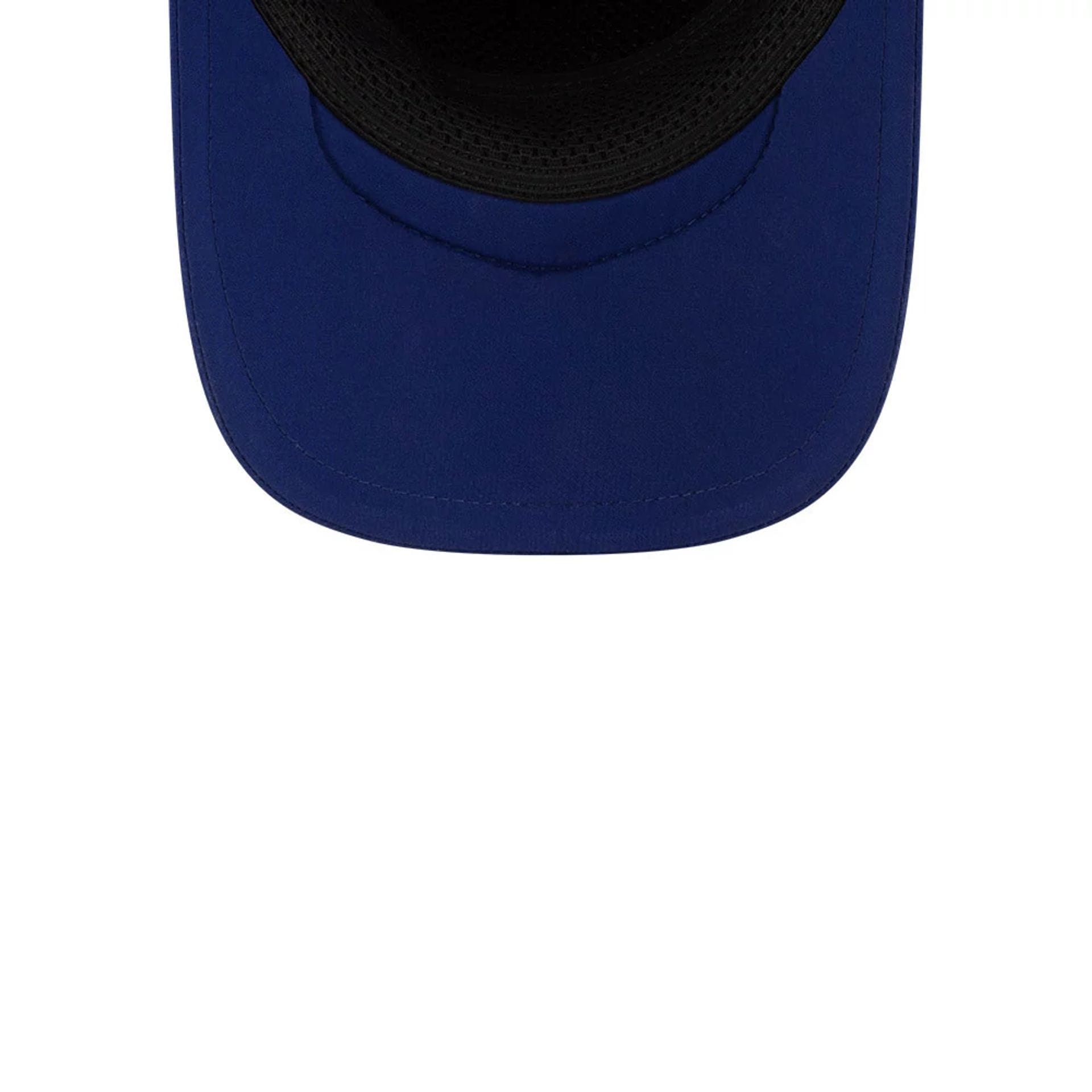 Pictured is this MLB Batting Practice 2026 LA Dodgers 9FORTY Apex cap in dark blue. 7