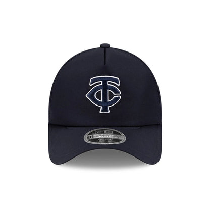 Pictured is this MLB Batting Practice 2026 Minnesota Twins 9FORTY Apex cap in navy. 2