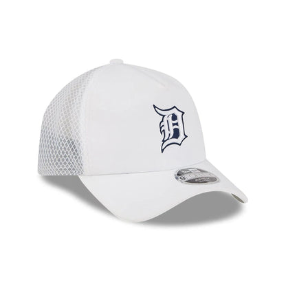 Pictured is this MLB Batting Practice 2026 Detroit Tigers 9FORTY Apex cap in white. 3