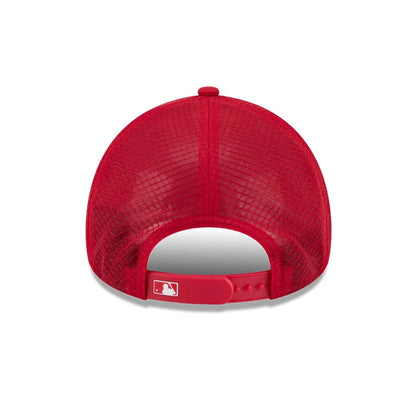 Pictured is this MLB Batting Practice 2026 New York Yankees 9FORTY Apex cap in Red. 6