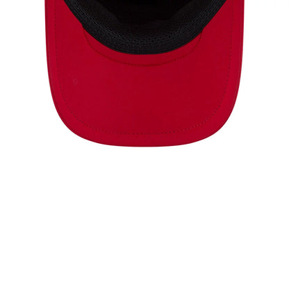 Pictured is this MLB Batting Practice 2026 New York Yankees 9FORTY Apex cap in Red. 7