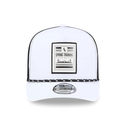 Pictured is this MLB Lines Chicago White Sox 9FIFTY A-Frame Snapback cap in black. 3