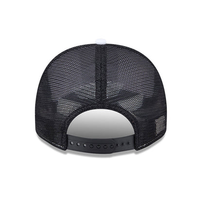 Pictured is this MLB Lines Chicago White Sox 9FIFTY A-Frame Snapback cap in black. 7