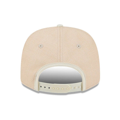 Pictured is this MLB Wicker New York Yankees 9SEVENTY Stretch Snap cap in Cream. 7