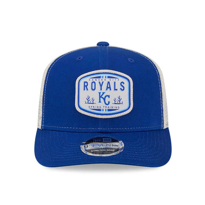 Pictured is this MLB Patch Kansas City Royals 9SEVENTY Stretch Snap cap in blue. 3