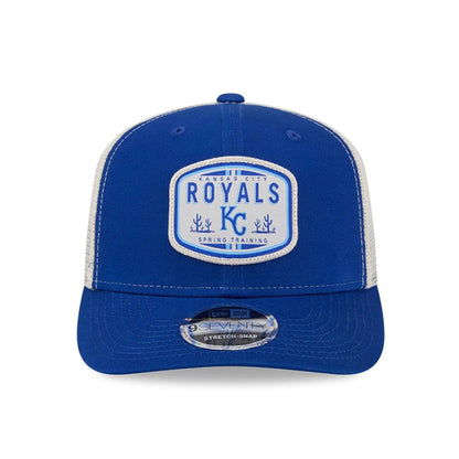 Pictured is this MLB Patch Kansas City Royals 9SEVENTY Stretch Snap cap in blue. 3