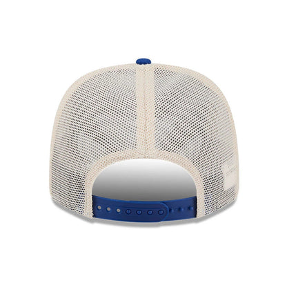 Pictured is this MLB Patch Kansas City Royals 9SEVENTY Stretch Snap cap in blue. 7
