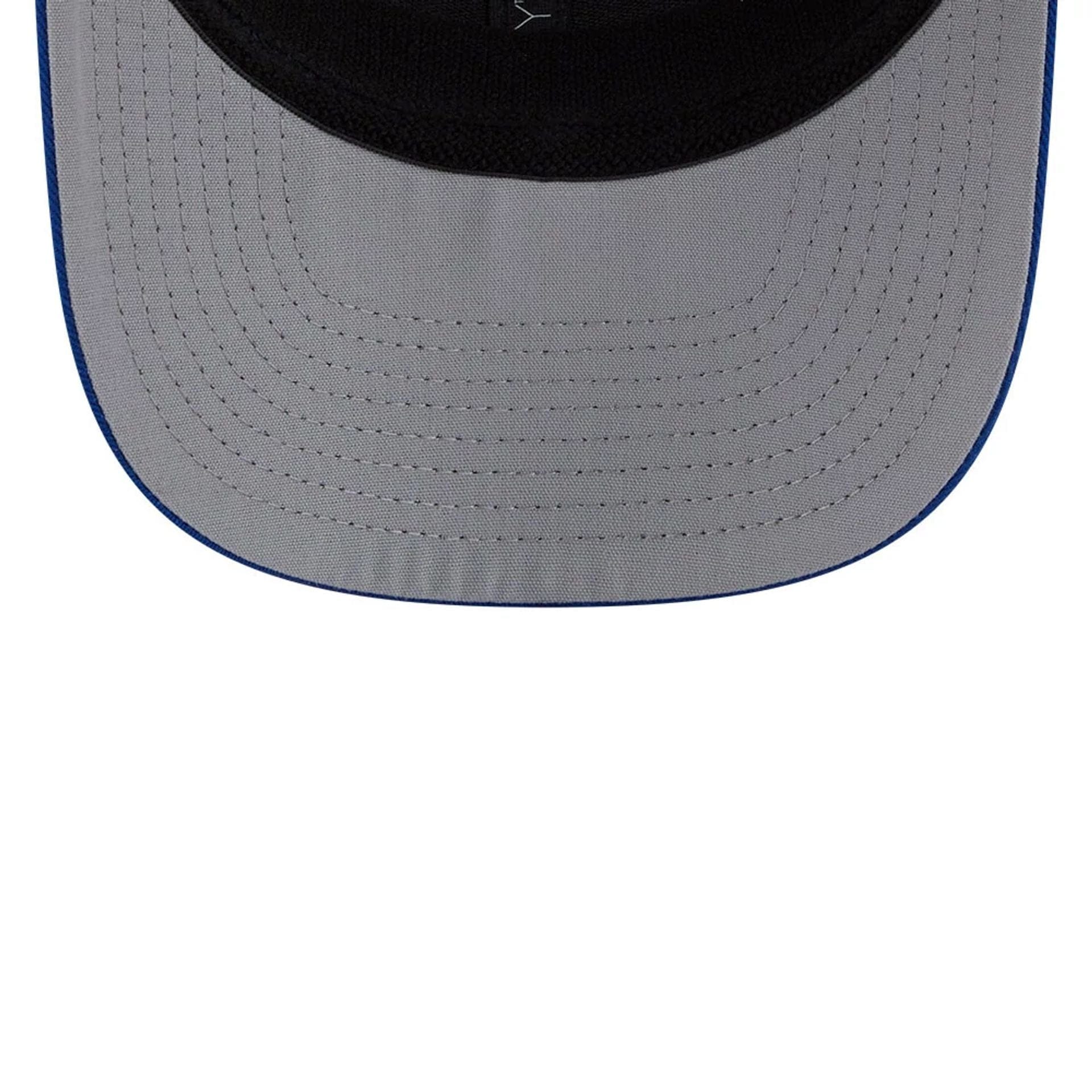 Pictured is this MLB Patch Kansas City Royals 9SEVENTY Stretch Snap cap in blue. 2