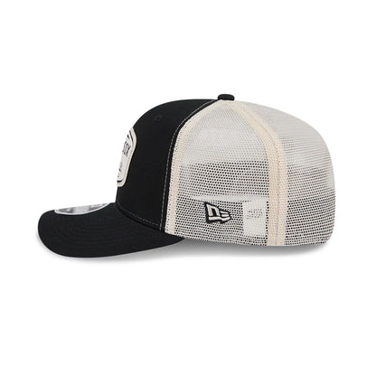 Pictured is this MLB Patch Chicago White Sox 9SEVENTY Stretch Snap cap in black. 5