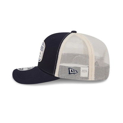 Pictured is this MLB Patch New York Yankees 9SEVENTY Stretch Snap cap in navy. 5