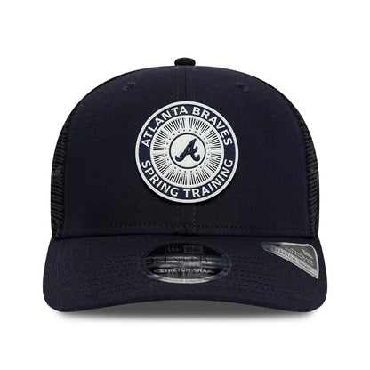Pictured is this MLB Circles Atlanta Braves 9SEVENTY Stretch Snap cap in navy. 3