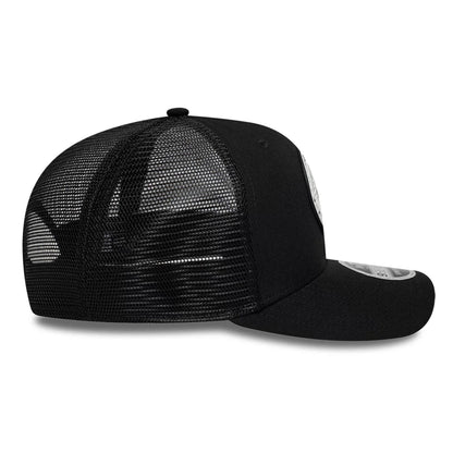 Pictured is this MLB Circles Chicago White Sox 9SEVENTY Stretch Snap cap in black. 6