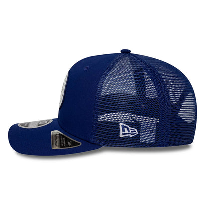 Pictured is this MLB Circles LA Dodgers 9SEVENTY Stretch Snap cap in dark blue. 6