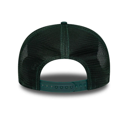 Pictured is this MLB Circles Athletics 9SEVENTY Stretch Snap cap in dark green. 5