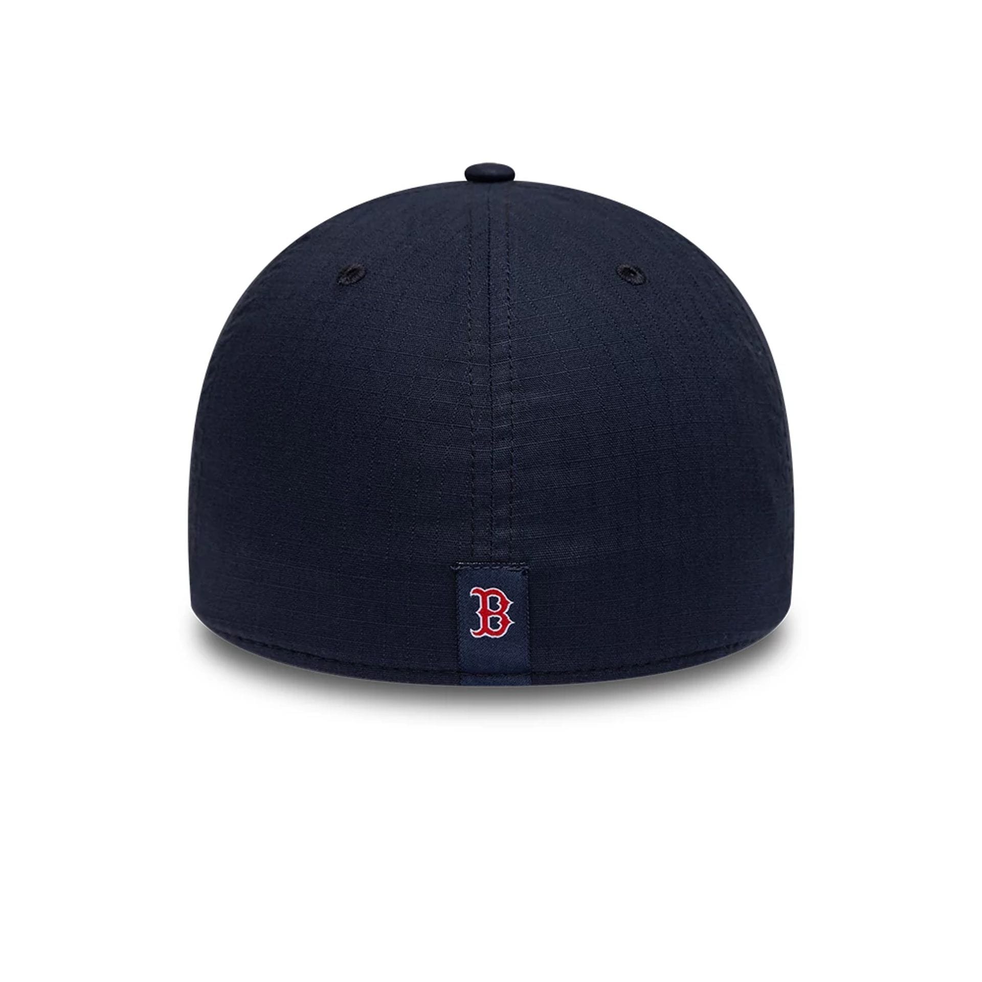 Pictured is this MLB Ripstop Boston Red Sox 39THIRTY Stretch Fit cap in navy. 5
