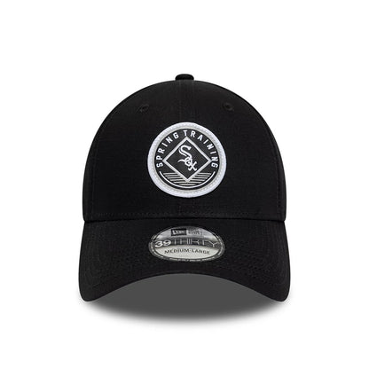 Pictured is this MLB Ripstop Chicago White Sox 39THIRTY Stretch Fit cap in black. 3
