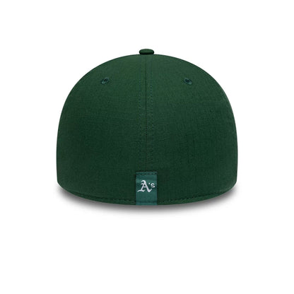 Pictured is this MLB Ripstop Athletics 39THIRTY Stretch Fit cap in dark green. 5