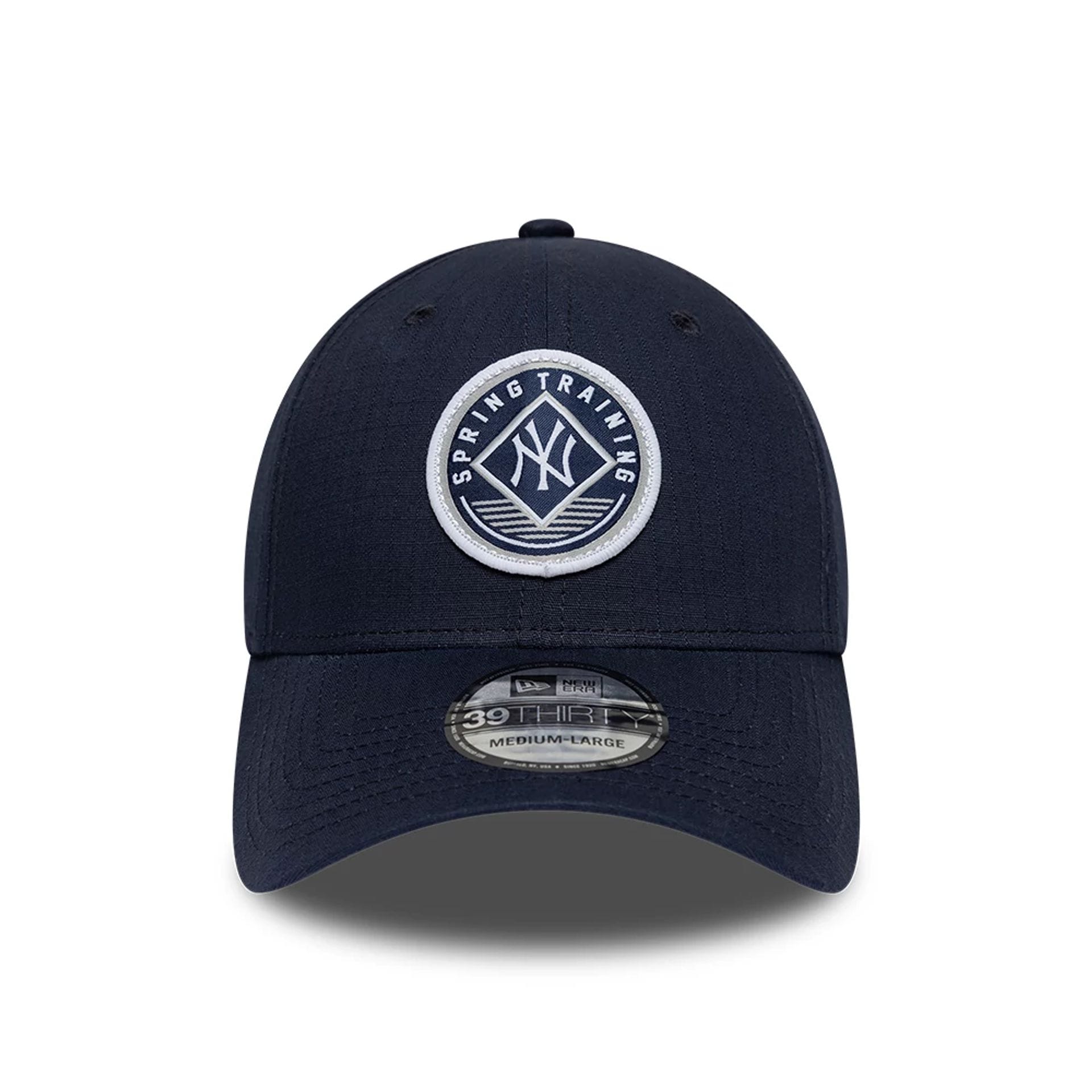 Pictured is this MLB Ripstop New York Yankees 39THIRTY Stretch Fit cap in navy. 3