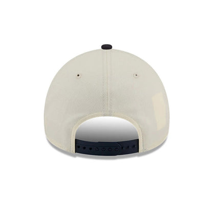 Pictured is this MLB Rope New York Yankees 9FORTY A-Frame cap in Cream. 7