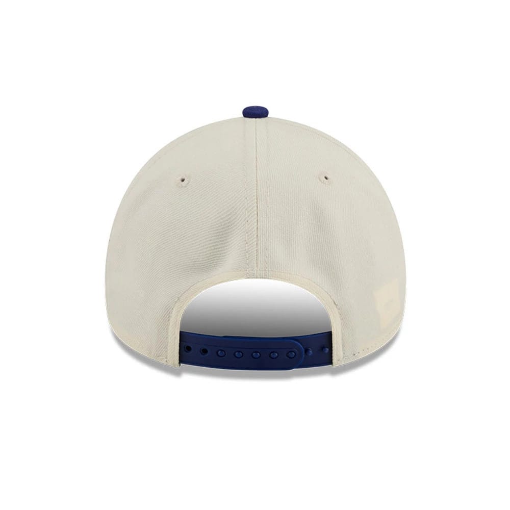 Pictured is this MLB Rope LA Dodgers 9FORTY A-Frame cap in cream. 7