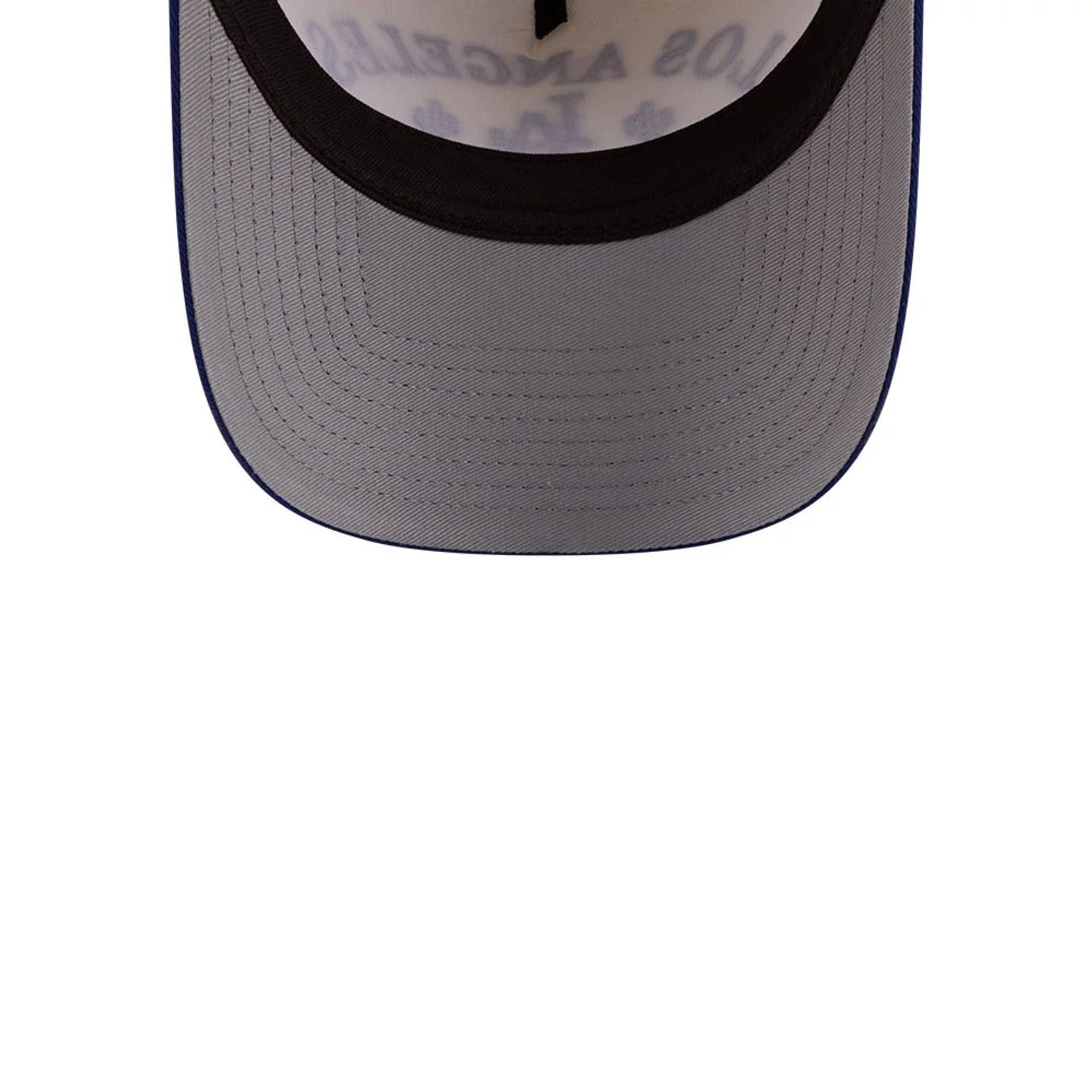 Pictured is this MLB Rope LA Dodgers 9FORTY A-Frame cap in dark blue. 7