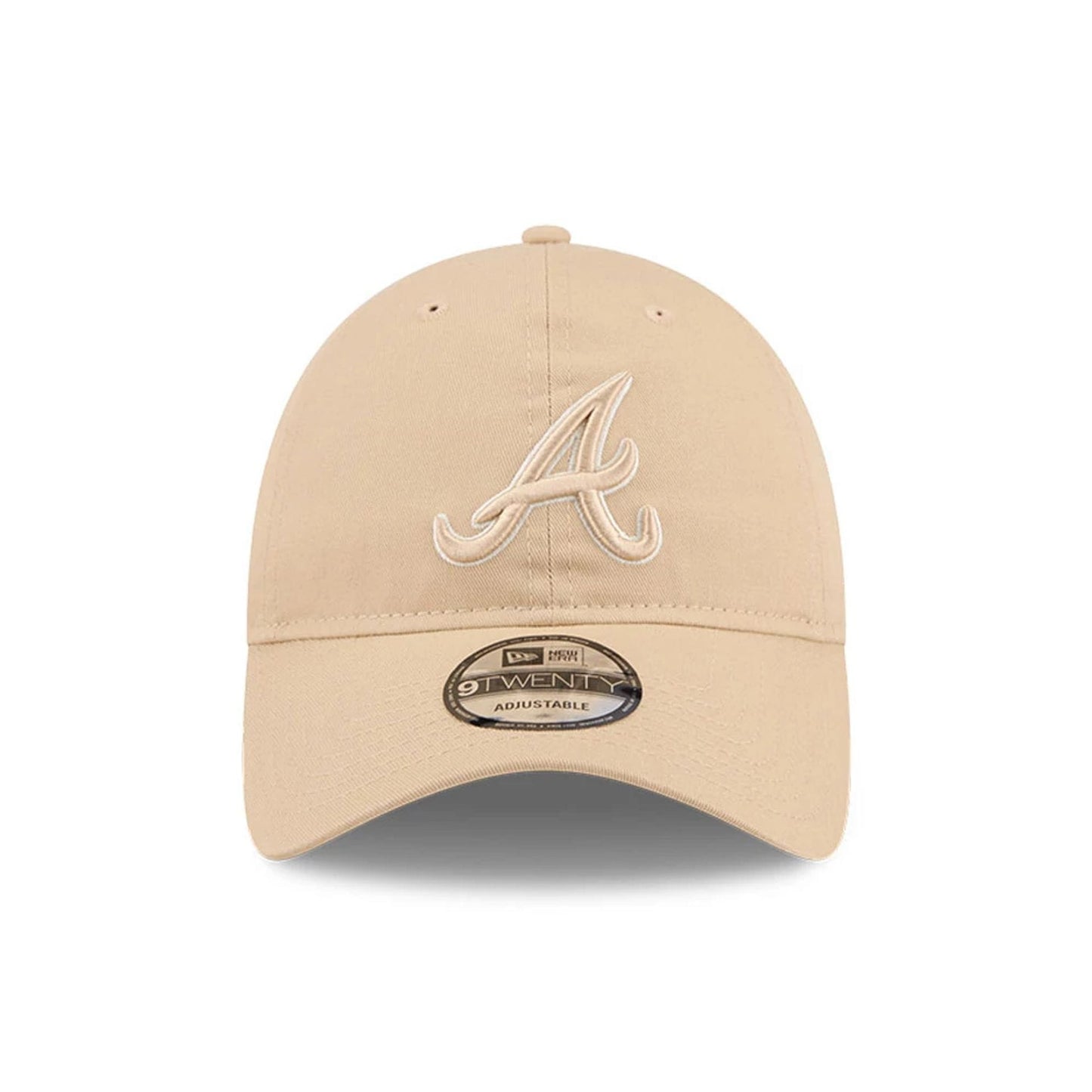 Pictured is this MLB Colours Atlanta Braves 9TWENTY cap in light beige. 2