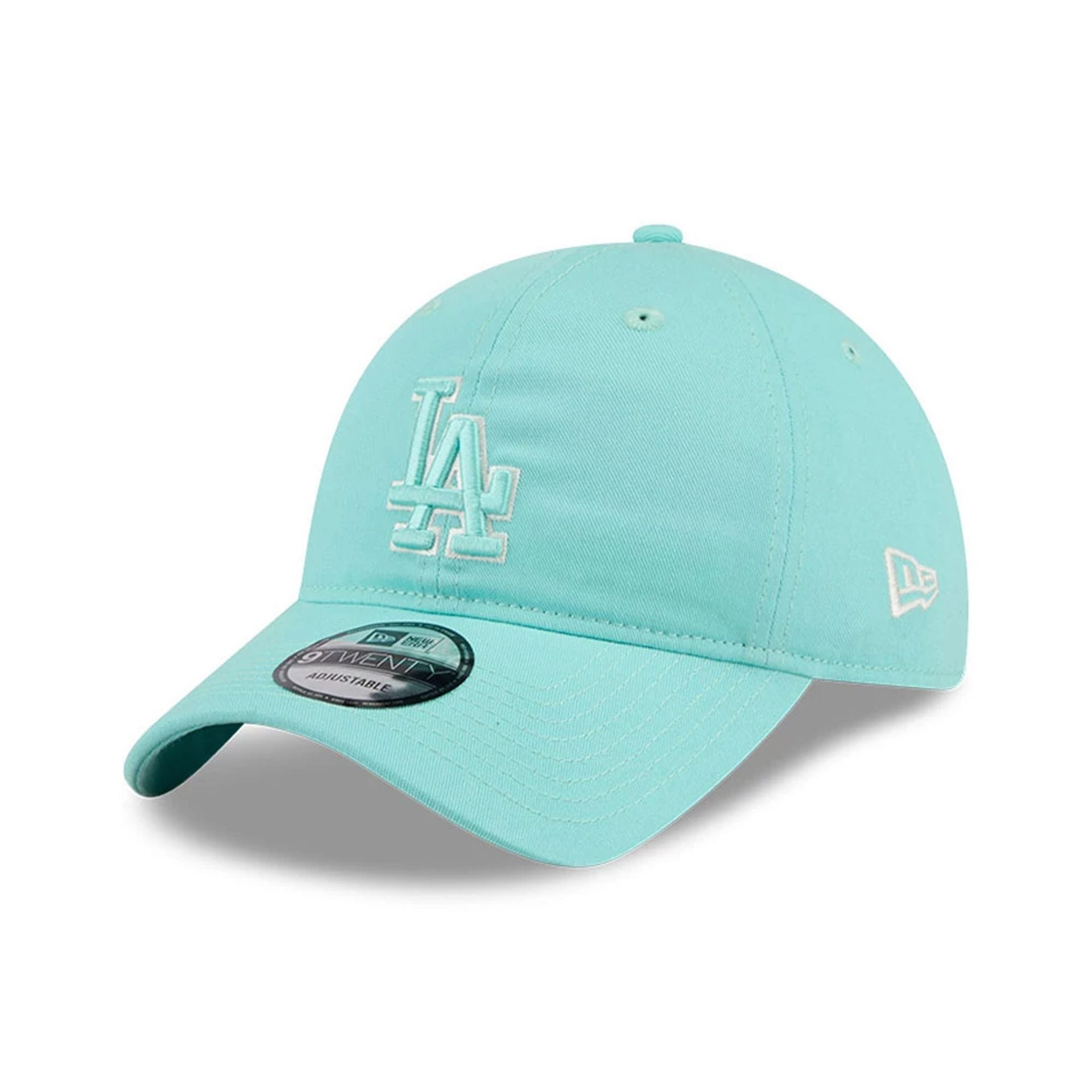 Pictured is this MLB Colours LA Dodgers 9TWENTY cap in turquoise. 3