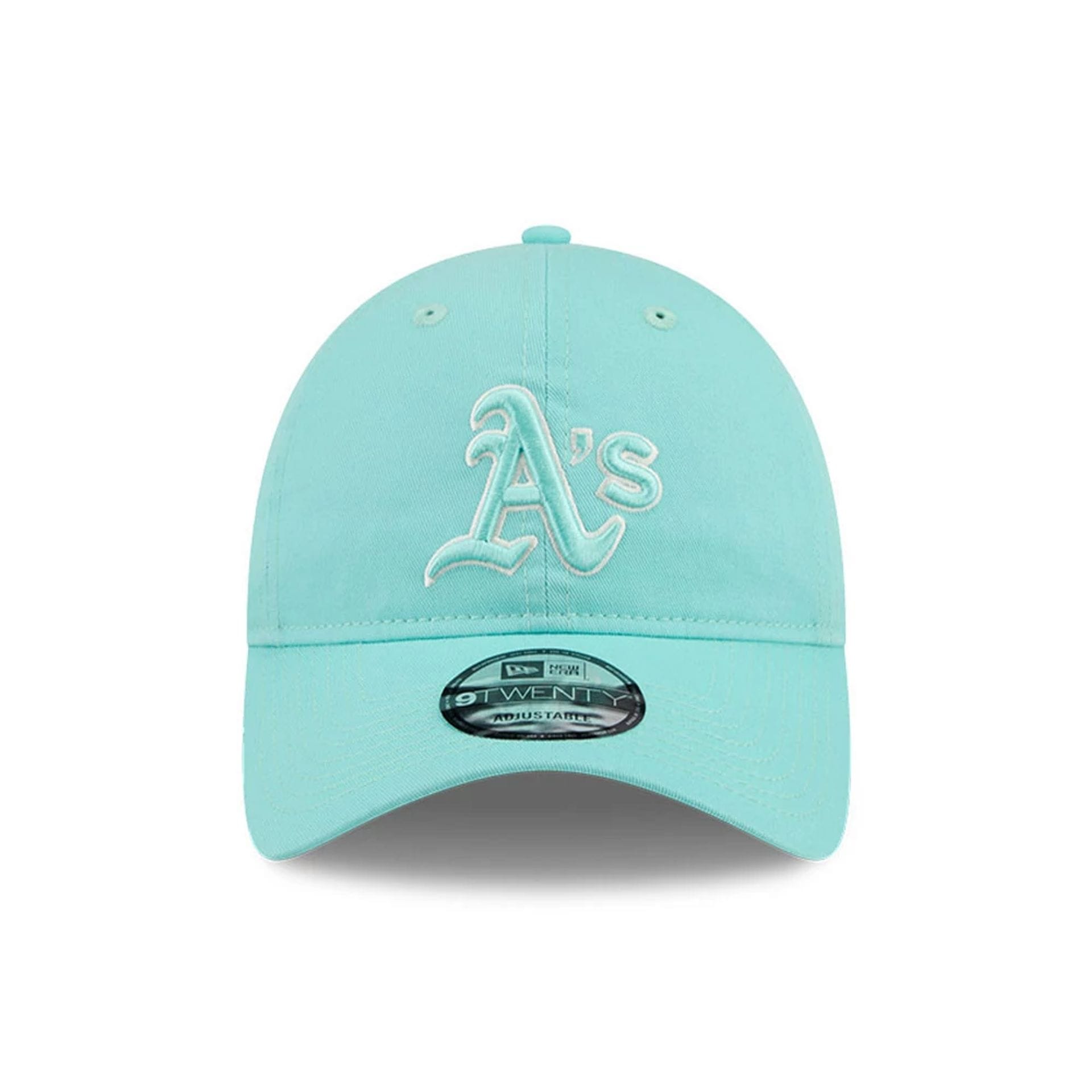 Pictured is this MLB Colours Athletics 9TWENTY cap in turquoise. 2