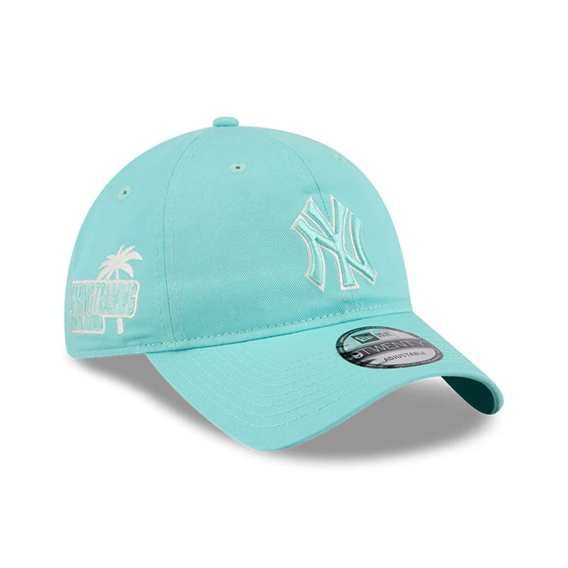 Pictured is this MLB Colours New York Yankees 9TWENTY cap in turquoise. 1