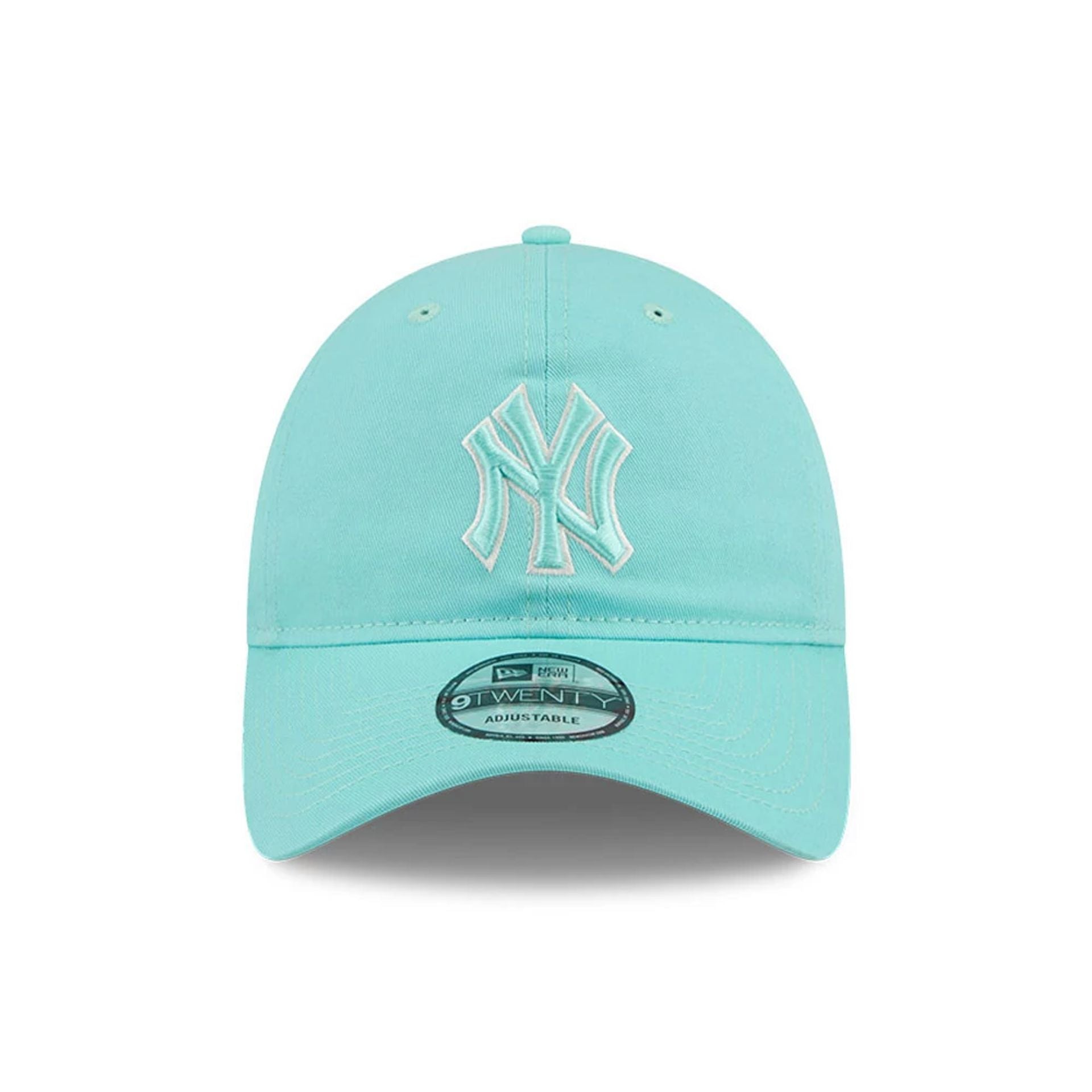 Pictured is this MLB Colours New York Yankees 9TWENTY cap in turquoise. 2
