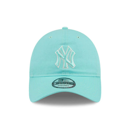 Pictured is this MLB Colours New York Yankees 9TWENTY cap in turquoise. 2