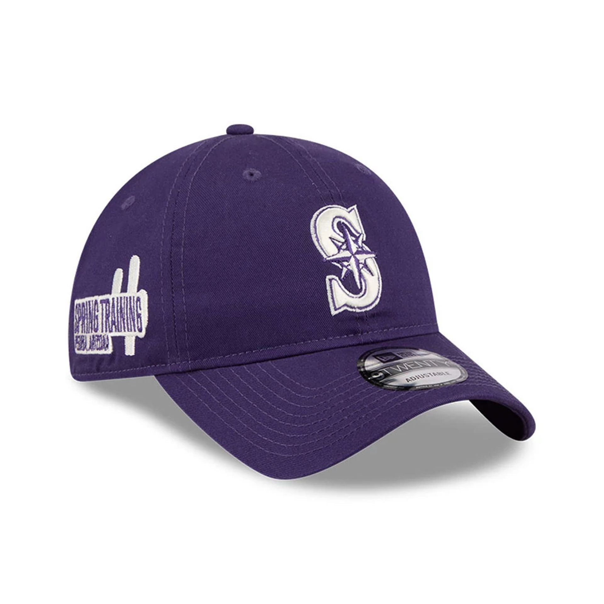Pictured is this MLB Colours Seattle Mariners 9TWENTY cap in purple. 1