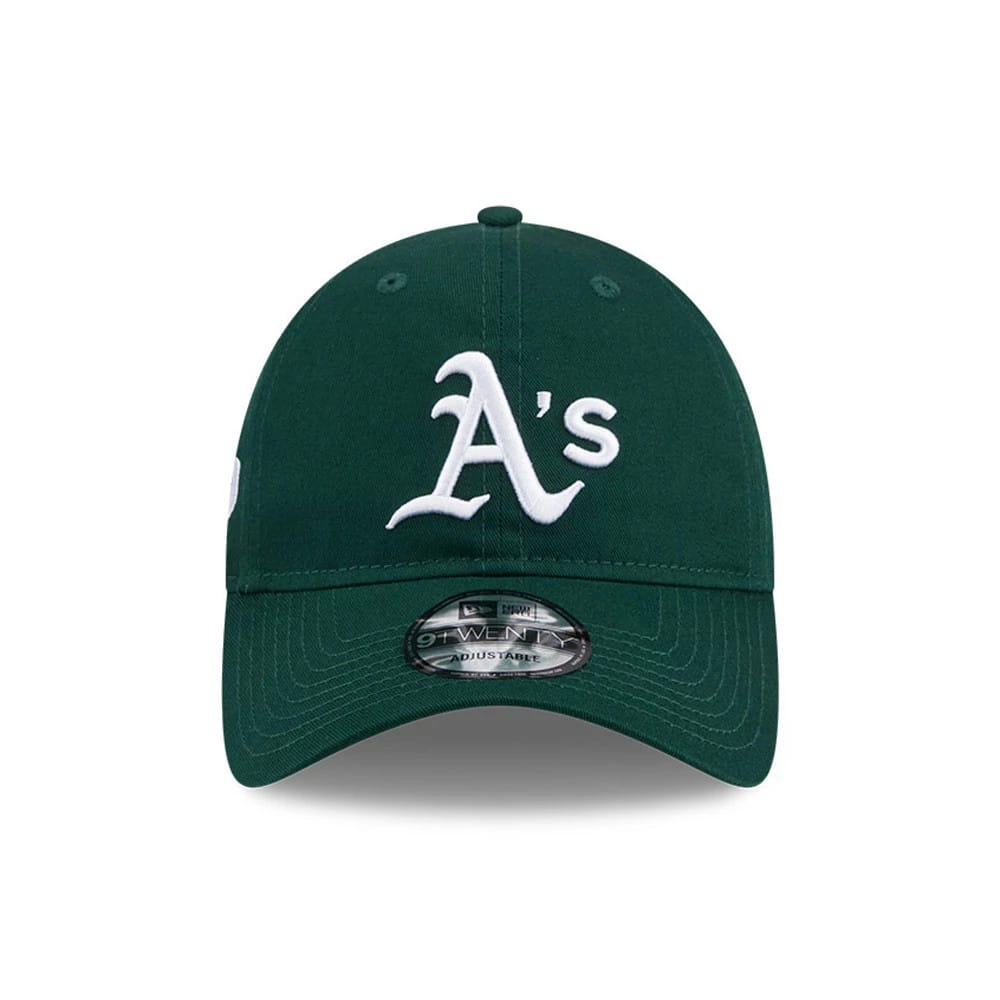 Pictured is this MLB Colours Athletics 9TWENTY cap in dark green. 2
