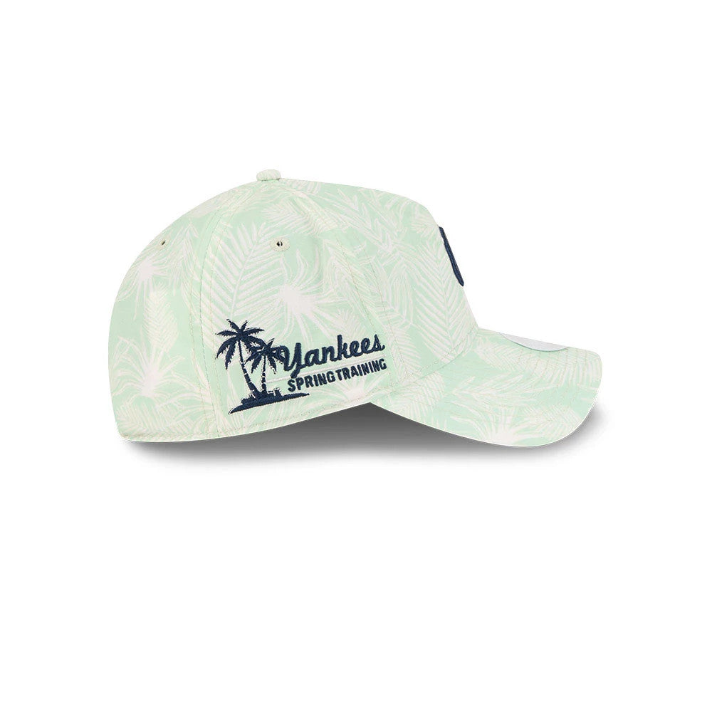 Pictured is this Womens MLB Pastel New York Yankees 9TWENTY A-Frame cap in green. 5