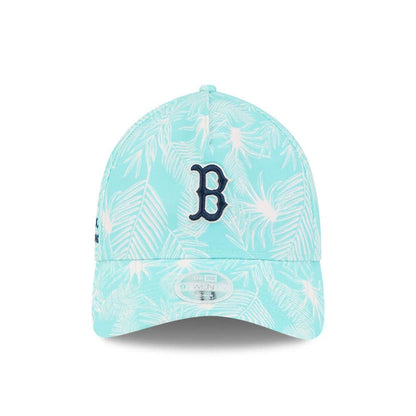 Pictured is this Womens MLB Pastel Boston Red Sox 9TWENTY A-Frame cap in turquoise. 3