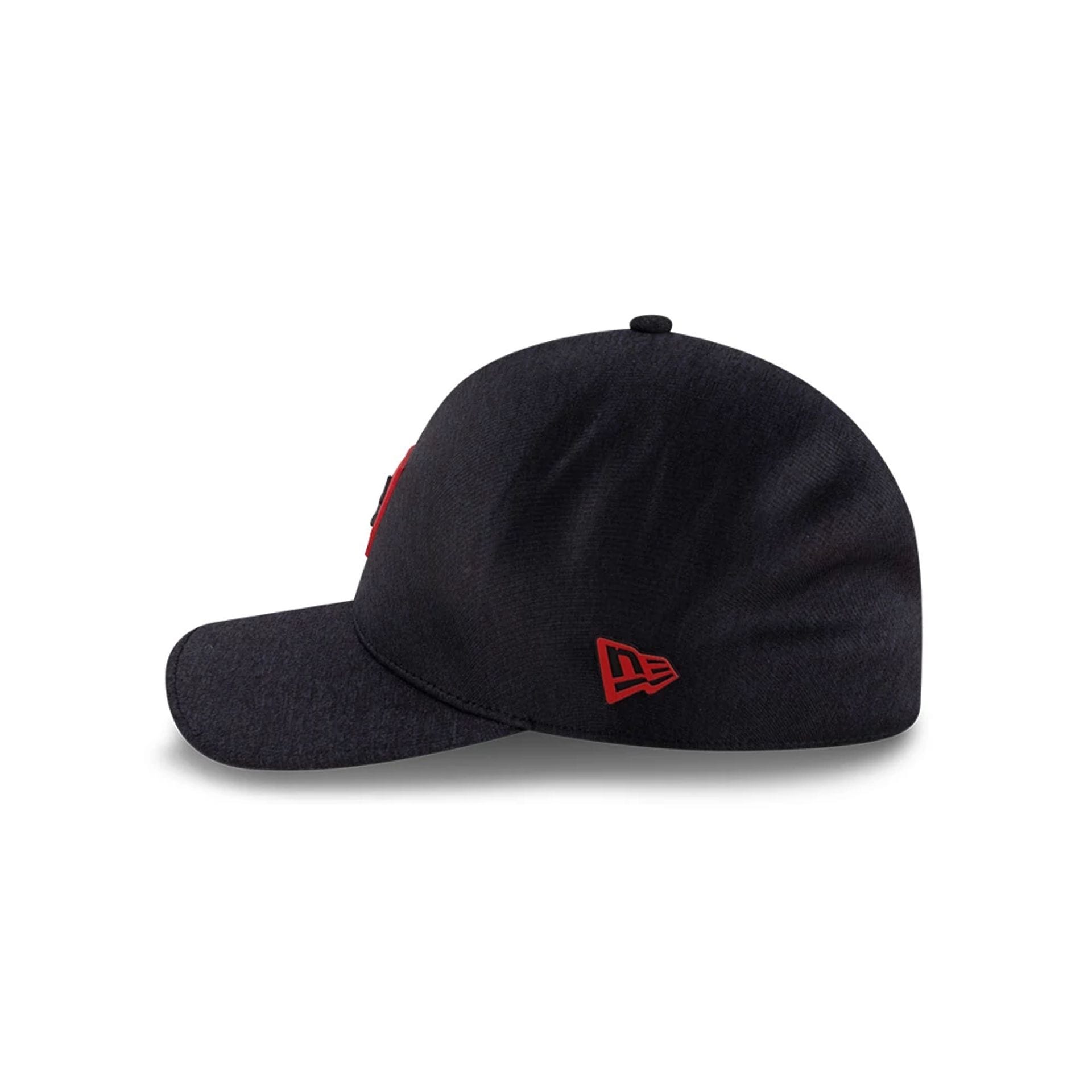 Pictured is this MLB Clubhouse Atlanta Braves 39THIRTY Infinity Stretch Fit cap in navy. 5