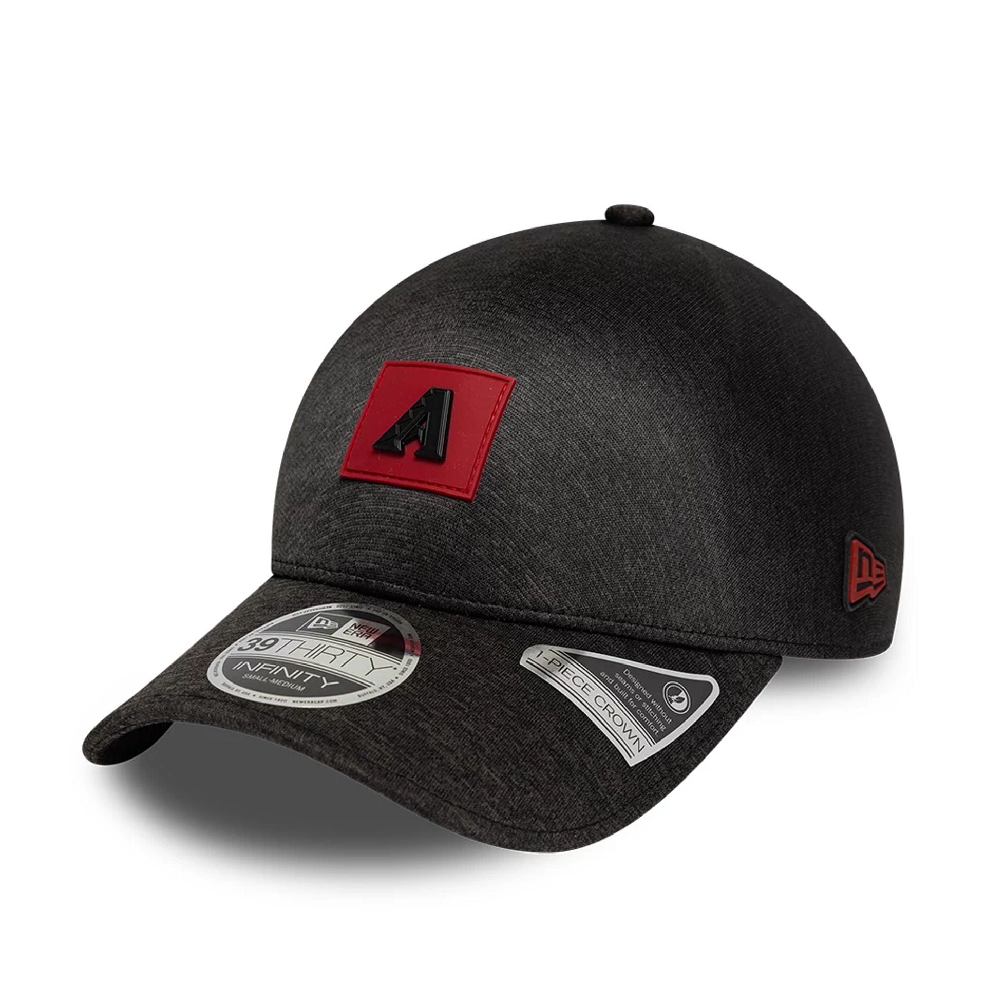 Pictured is this MLB Clubhouse Arizona Diamondbacks 39THIRTY Infinity Stretch Fit cap in black. 3