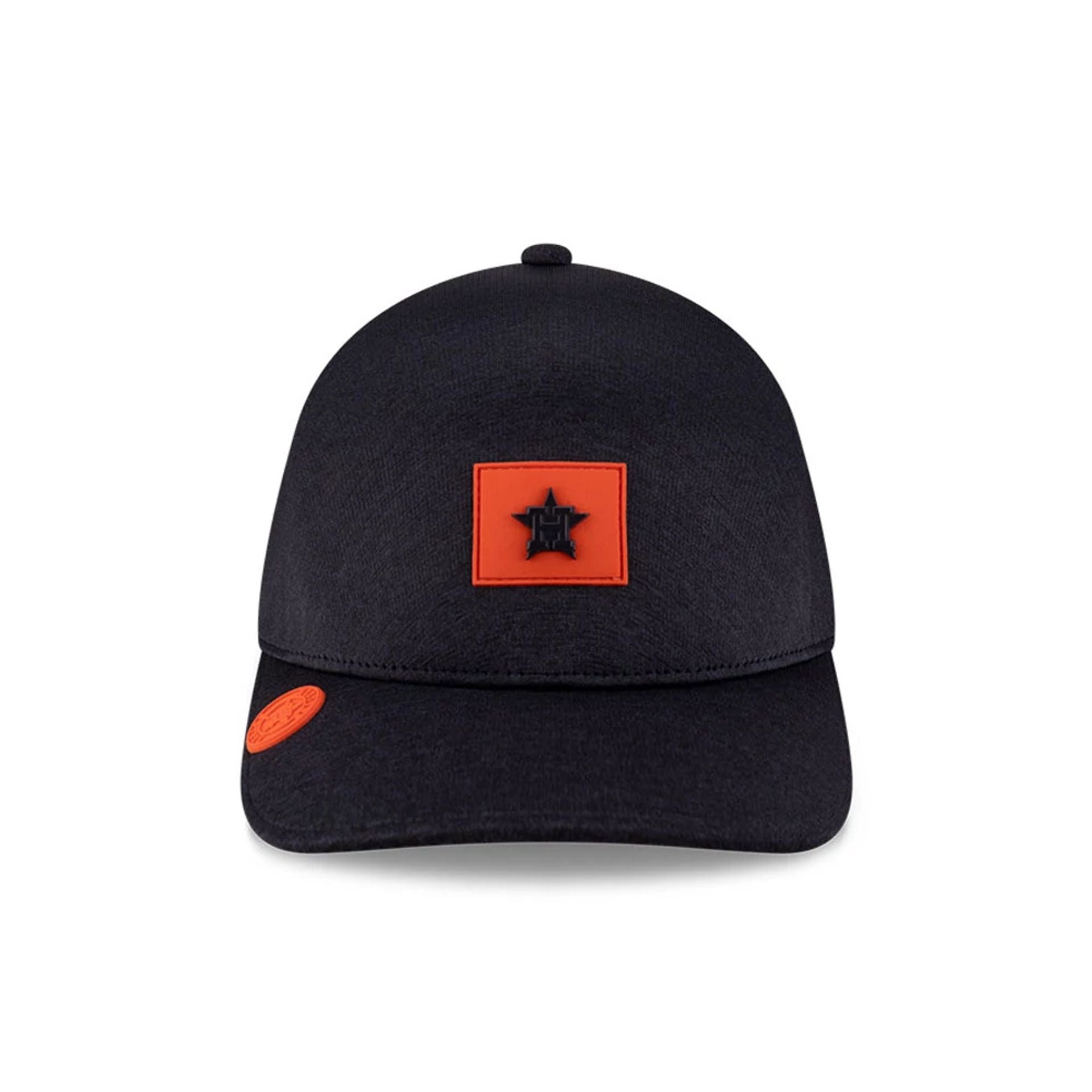 Pictured is this MLB Clubhouse Houston Astros 39THIRTY Infinity Stretch Fit cap in navy. 2