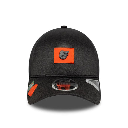 Pictured is this MLB Clubhouse Baltimore Orioles 39THIRTY Infinity Stretch Fit cap in black. 2