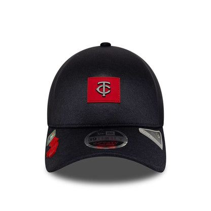 Pictured is this MLB Clubhouse Minnesota Twins 39THIRTY Infinity Stretch Fit cap in navy. 2