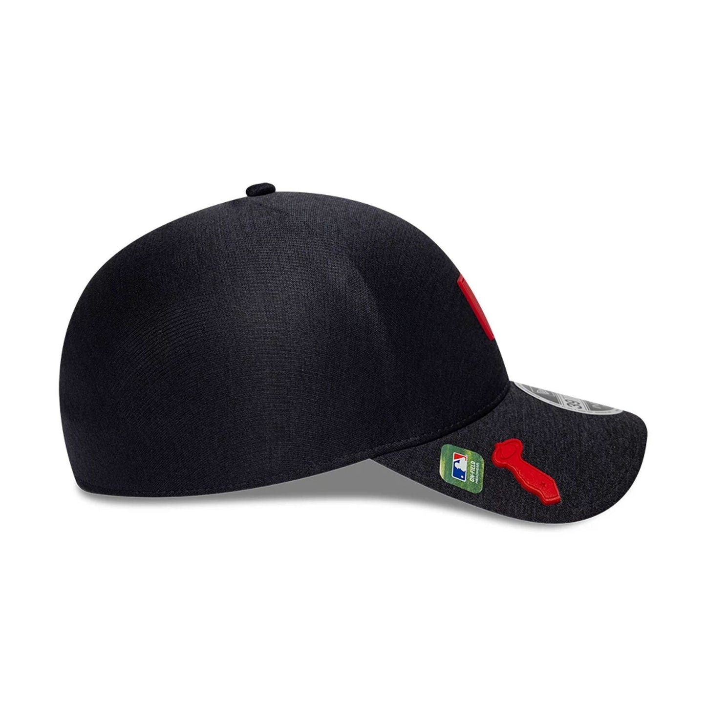 Pictured is this MLB Clubhouse LA Angels 39THIRTY Infinity Stretch Fit cap in black. 5