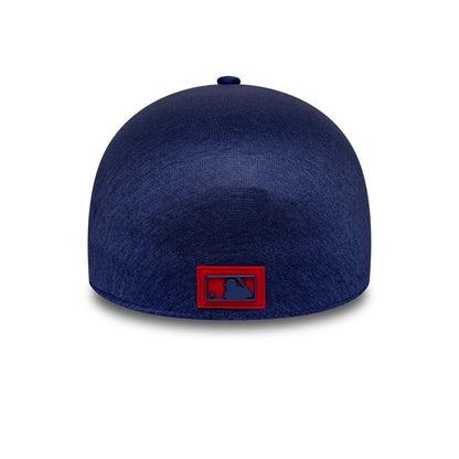 Pictured is this MLB Clubhouse Texas Rangers 39THIRTY Infinity Stretch Fit cap in dark blue. 4