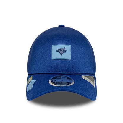 Pictured is this MLB Clubhouse Toronto Blue Jays 39THIRTY Infinity Stretch Fit cap in blue. 2