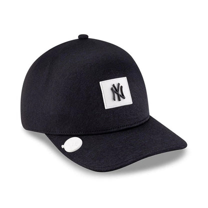 Pictured is this MLB Clubhouse New York Yankees 39THIRTY Infinity Stretch Fit cap in navy. 1